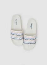 blanquecino chanclas de playa con juego deslizante Pepe Jeans 06X4691 mujer - Imagen 2