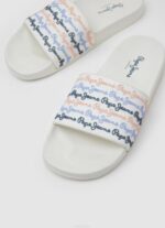 blanquecino chanclas de playa con juego deslizante Pepe Jeans 06X4691 mujer - Imagen 3