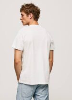 blanquecino playera con logo estampado Pepe Jeans 06X4992 hombres - Imagen 4