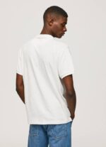 blanquecino polo de algodón de lino Pepe Jeans 06X41089 hombres - Imagen 4