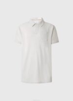 blanquecino polo de algodón de lino Pepe Jeans 06X41089 hombres - Imagen 5