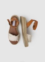 blanquecino sandalias kate de tela con cuña Pepe Jeans 06X4678 mujer - Imagen 2