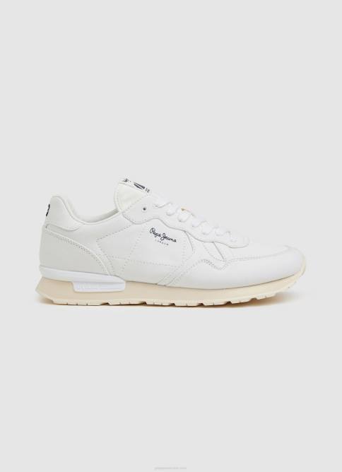 blanquecino_zapatillas_brit_man_eco_retro_pepe_jeans_06x41191_hombres.jpg blanquecino zapatillas brit man eco retro Pepe Jeans 06X41191 hombres - Imagen 1