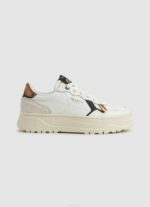 blanquecino zapatillas kore retry de piel Pepe Jeans 06X4571 mujer