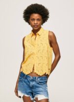 brillar camisa con abertura en la sisa Pepe Jeans 06X4330 mujer - Imagen 3