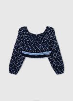 brillar camiseta sin mangas con logo estampado Pepe Jeans 06X41432 chica - Imagen 5