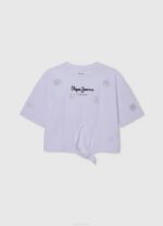 brillar camiseta sin mangas con volantes Pepe Jeans 06X41477 chica - Imagen 4