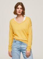 brillar jersey de ajuste holgado con escote en v Pepe Jeans 06X4257 mujer - Imagen 3