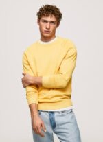 brillar jersey de algodón con cuello redondo Pepe Jeans 06X4862 hombres