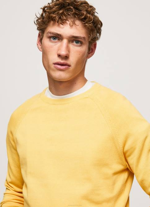 brillar jersey de algodón con cuello redondo Pepe Jeans 06X4862 hombres - Imagen 3