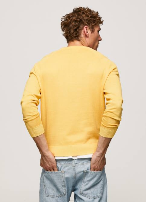 brillar jersey de algodón con cuello redondo Pepe Jeans 06X4862 hombres - Imagen 4