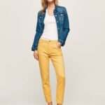 brillar pantalones con cinco bolsillos Pepe Jeans 06X4317 mujer