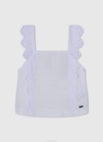 brillar playera boxy con logo estampado Pepe Jeans 06X41479 chica - Imagen 3