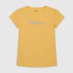 brillar playera con logo brillante Pepe Jeans 06X41468 chica