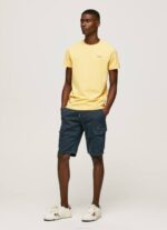 brillar playera con logo estampado Pepe Jeans 06X4943 hombres - Imagen 2