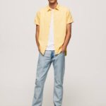 brillar playera de manga corta parker Pepe Jeans 06X41057 hombres