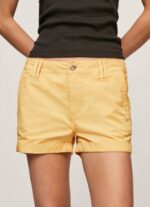 brillar shorts de algodón de corte estándar Pepe Jeans 06X4518 mujer - Imagen 3