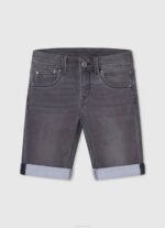 brillar shorts deportivos con logo estampado Pepe Jeans 06X41686 chico - Imagen 2