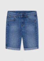 brillar shorts deportivos con logo estampado Pepe Jeans 06X41686 chico - Imagen 4