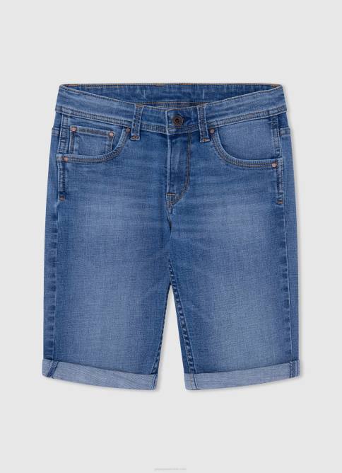 brillar shorts deportivos con logo estampado Pepe Jeans 06X41686 chico - Imagen 4
