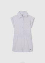 brillar vestido corto con cuello redondo Pepe Jeans 06X41389 chica - Imagen 5