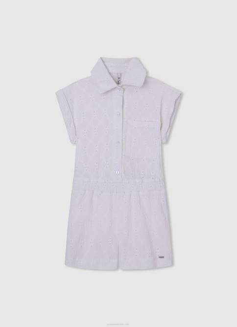 brillar vestido corto con cuello redondo Pepe Jeans 06X41389 chica - Imagen 5