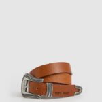 broncearse cinturón fino de cuero Pepe Jeans 06X4760 mujer