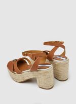 broncearse sandalias de cuero de día de caramelo Pepe Jeans 06X4645 mujer - Imagen 5