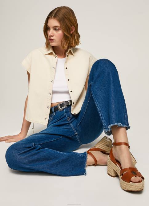 broncearse sandalias de cuero de día de caramelo Pepe Jeans 06X4645 mujer - Imagen 1