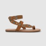 broncearse sandalias irma de piel étnica Pepe Jeans 06X4658 mujer