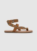 broncearse sandalias irma de piel étnica Pepe Jeans 06X4658 mujer