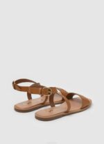 broncearse sandalias planas Irma Log de piel Pepe Jeans 06X4660 mujer - Imagen 4