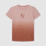 calabaza naranja camiseta con efecto desgastado Pepe Jeans 06X41621 chico