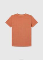 calabaza naranja playera con logo estampado Pepe Jeans 06X41651 chico - Imagen 2