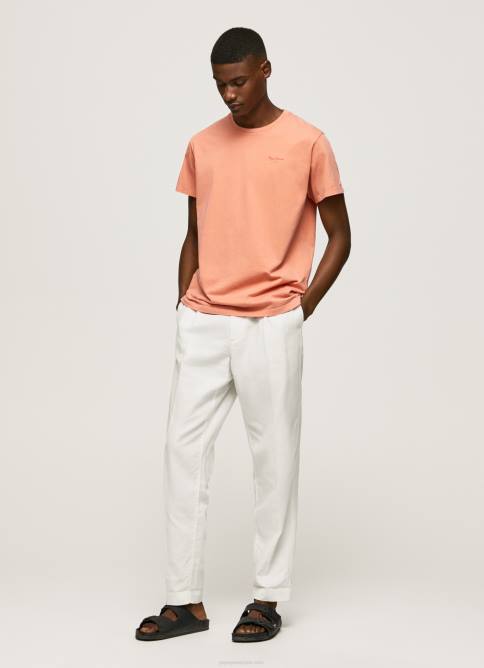 calabaza_naranja_playera_con_logo_estampado_pepe_jeans_06x4944_hombres.jpg calabaza naranja playera con logo estampado Pepe Jeans 06X4944 hombres - Imagen 1