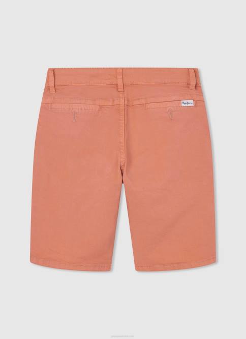 calabaza naranja shorts chinos de corte regular Pepe Jeans 06X41692 chico - Imagen 2