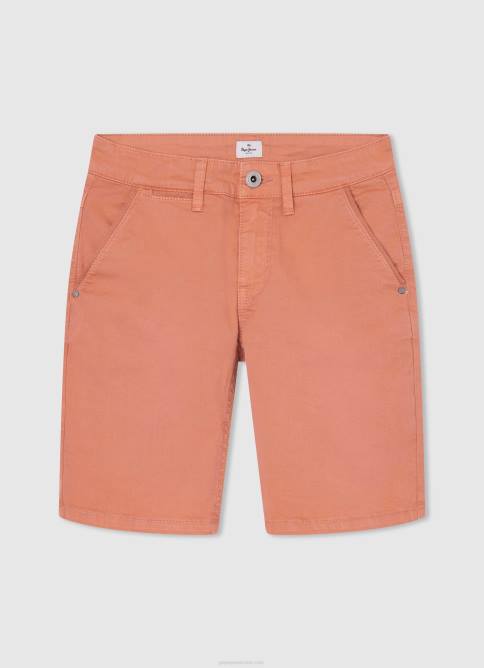 calabaza naranja shorts chinos de corte regular Pepe Jeans 06X41692 chico - Imagen 1