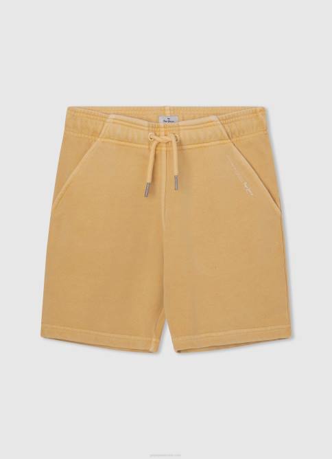 calabaza naranja shorts deportivos con logo estampado Pepe Jeans 06X41687 chico - Imagen 3