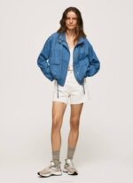 cambray chamarra de lino con corte holgado Pepe Jeans 06X4128 mujer - Imagen 2