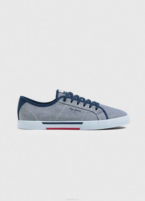 cambray_zapatillas_basicas_de_cambray_pepe_jeans_06x41240_hombres.jpg cambray zapatillas básicas de cambray Pepe Jeans 06X41240 hombres - Imagen 1