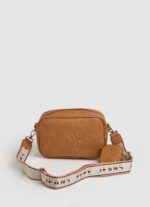 camello bolsa crossbody con logo en relieve Pepe Jeans 06X4714 mujer