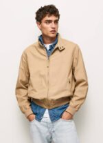 camello chaqueta harrington de algodón Pepe Jeans 06X4830 hombres - Imagen 2