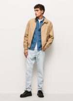 camello chaqueta harrington de algodón Pepe Jeans 06X4830 hombres - Imagen 3