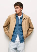 camello chaqueta harrington de algodón Pepe Jeans 06X4830 hombres - Imagen 4