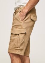 camello pantalones cortos de carga de Jared Pepe Jeans 06X41114 hombres - Imagen 3