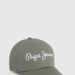 caqui harvard gorra básica con logo bordado Pepe Jeans 06X4783 mujer