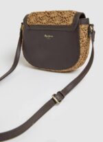 caramelo bolsa crossbody de paja tejida Pepe Jeans 06X4742 mujer - Imagen 2