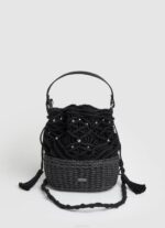 caramelo bolsa crossbody de paja tejida Pepe Jeans 06X4742 mujer - Imagen 4