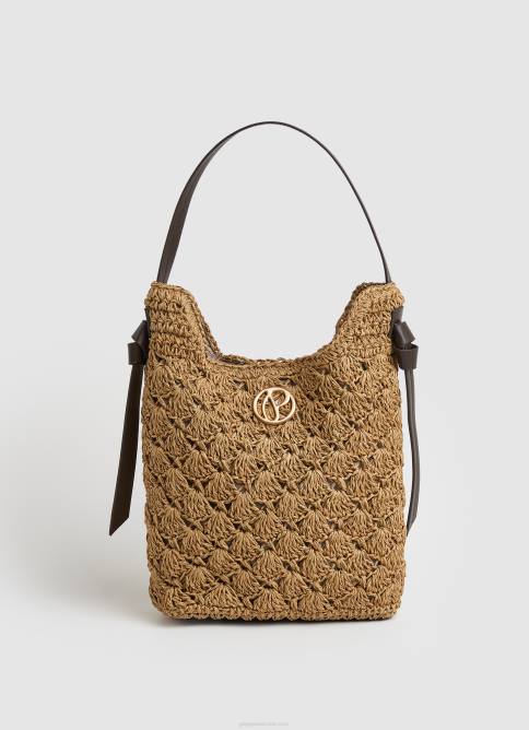 caramelo_tote_de_paja_tejida_pepe_jeans_06x4717_mujer.jpg caramelo tote de paja tejida Pepe Jeans 06X4717 mujer - Imagen 1