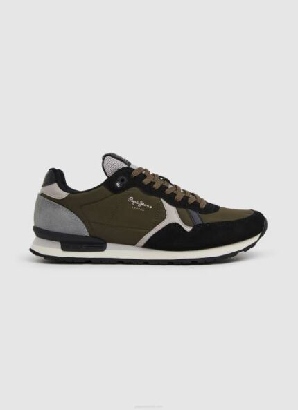 carbón zapatillas retro brit man studio Pepe Jeans 06X41202 hombres